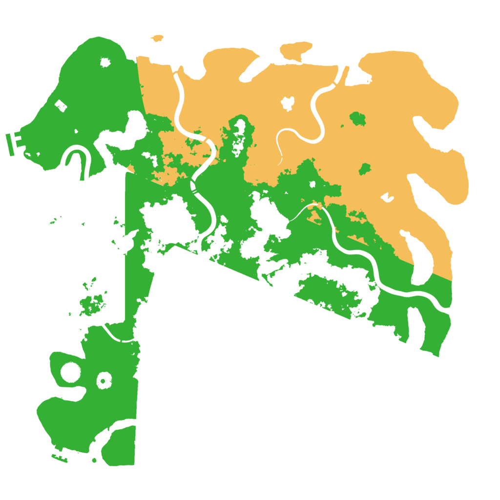 Biome Rust Map: Procedural Map, Size: 4500, Seed: 37895726