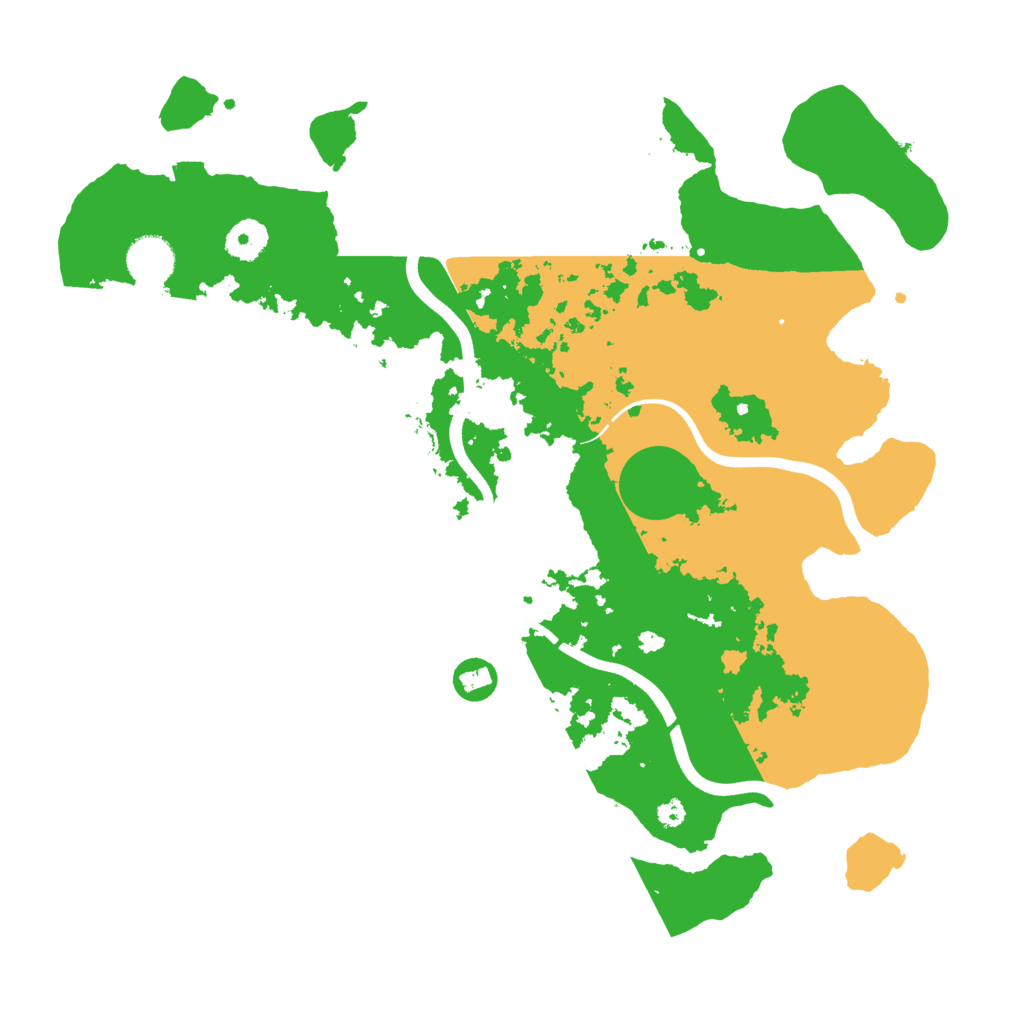Biome Rust Map: Procedural Map, Size: 3750, Seed: 1857558419