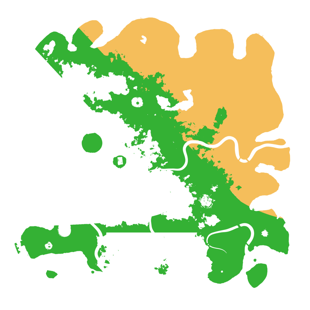 Biome Rust Map: Procedural Map, Size: 4250, Seed: 1139267482