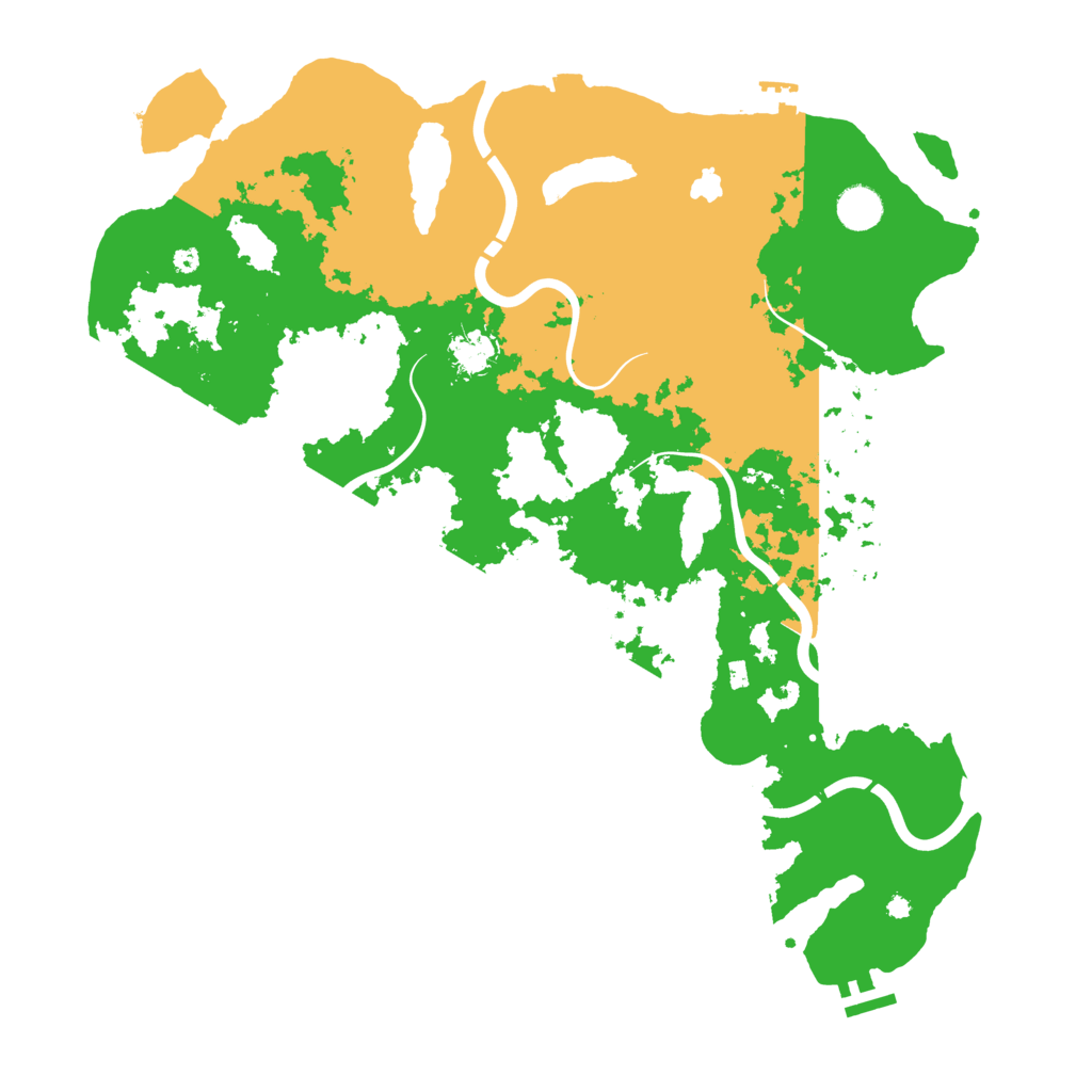 Biome Rust Map: Procedural Map, Size: 4250, Seed: 244867079