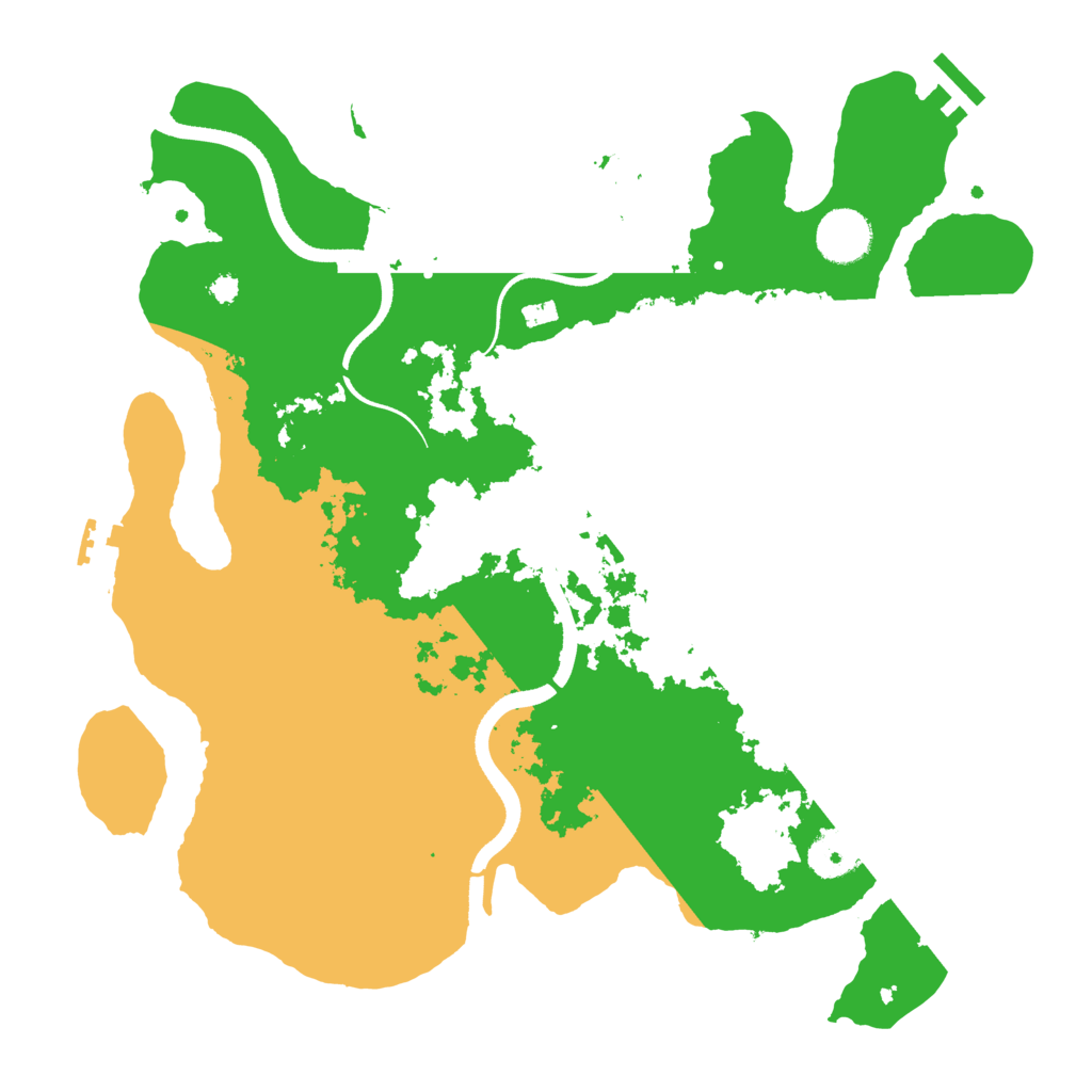 Biome Rust Map: Procedural Map, Size: 3500, Seed: 846267372