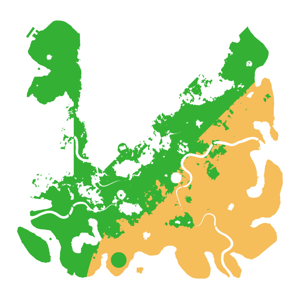 Biome Rust Map: Procedural Map, Size: 5000, Seed: 52261112
