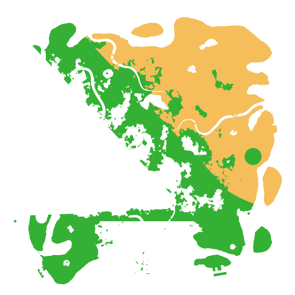 Biome Rust Map: Procedural Map, Size: 4600, Seed: 275126102