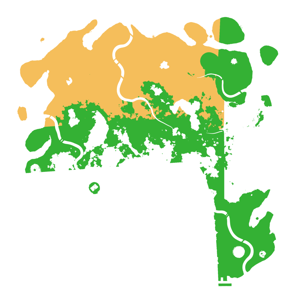 Biome Rust Map: Procedural Map, Size: 4500, Seed: 18085