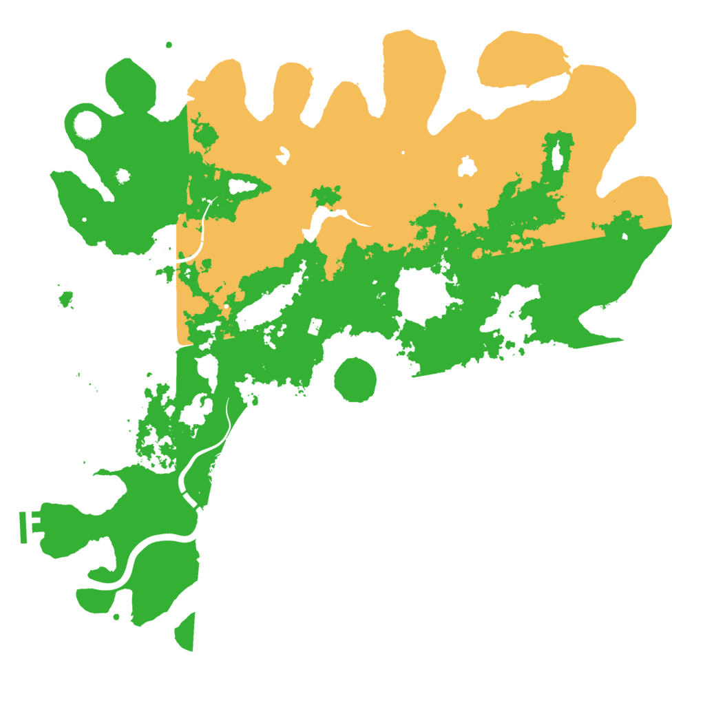 Biome Rust Map: Procedural Map, Size: 4500, Seed: 411657071
