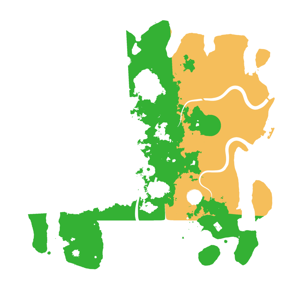 Biome Rust Map: Procedural Map, Size: 3650, Seed: 70381614
