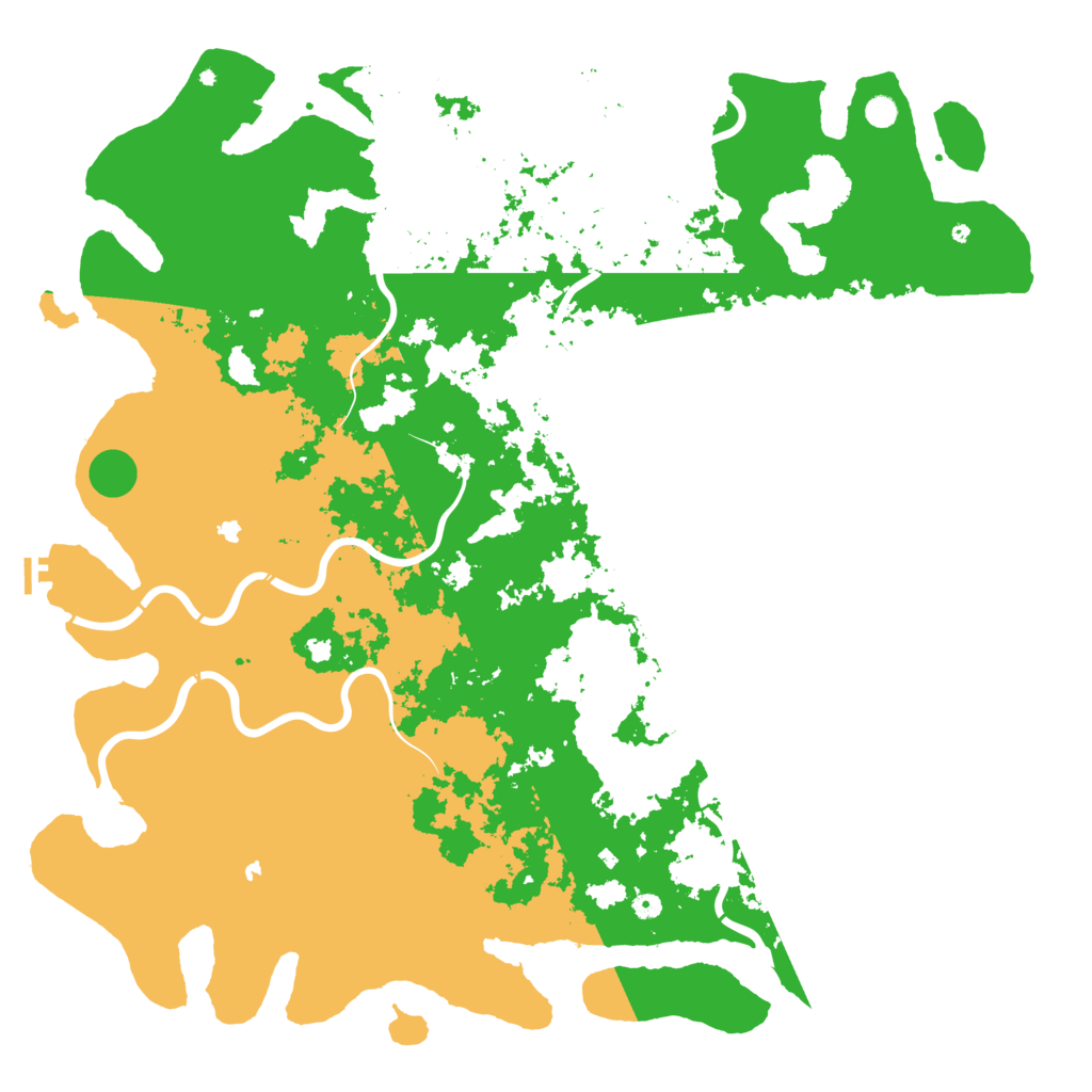 Biome Rust Map: Procedural Map, Size: 6000, Seed: 20260202
