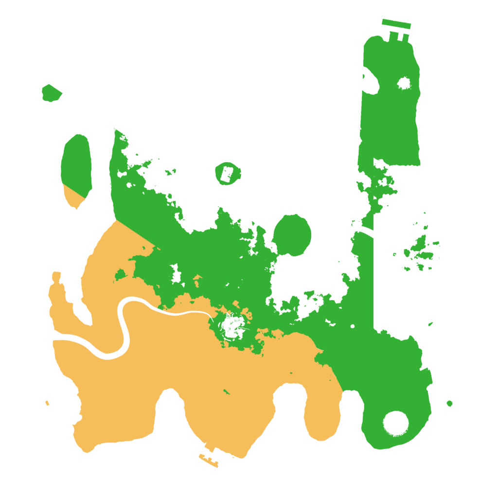 Biome Rust Map: Procedural Map, Size: 3500, Seed: 1709705927