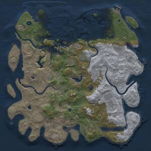Thumbnail Rust Map: Procedural Map, Size: 4800, Seed: 417405134, 17 Monuments