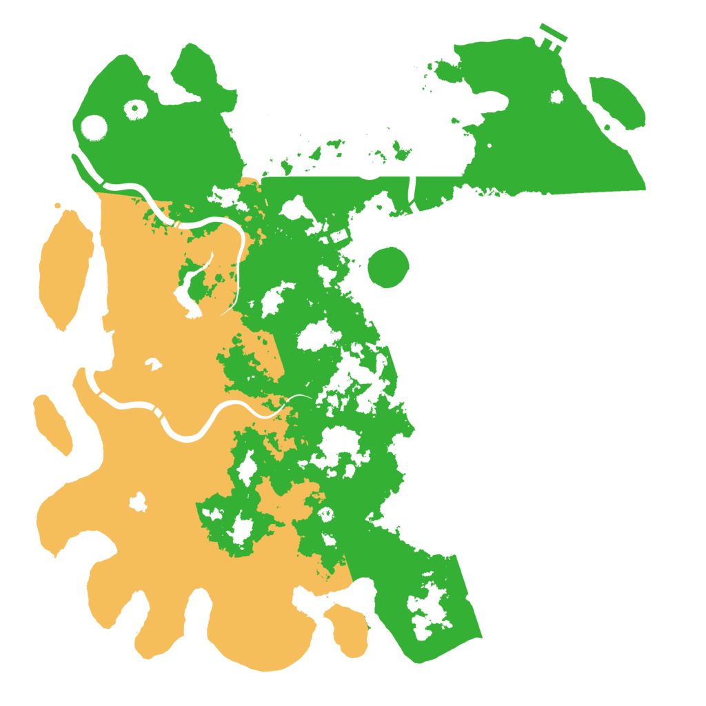 Biome Rust Map: Procedural Map, Size: 4800, Seed: 417405134