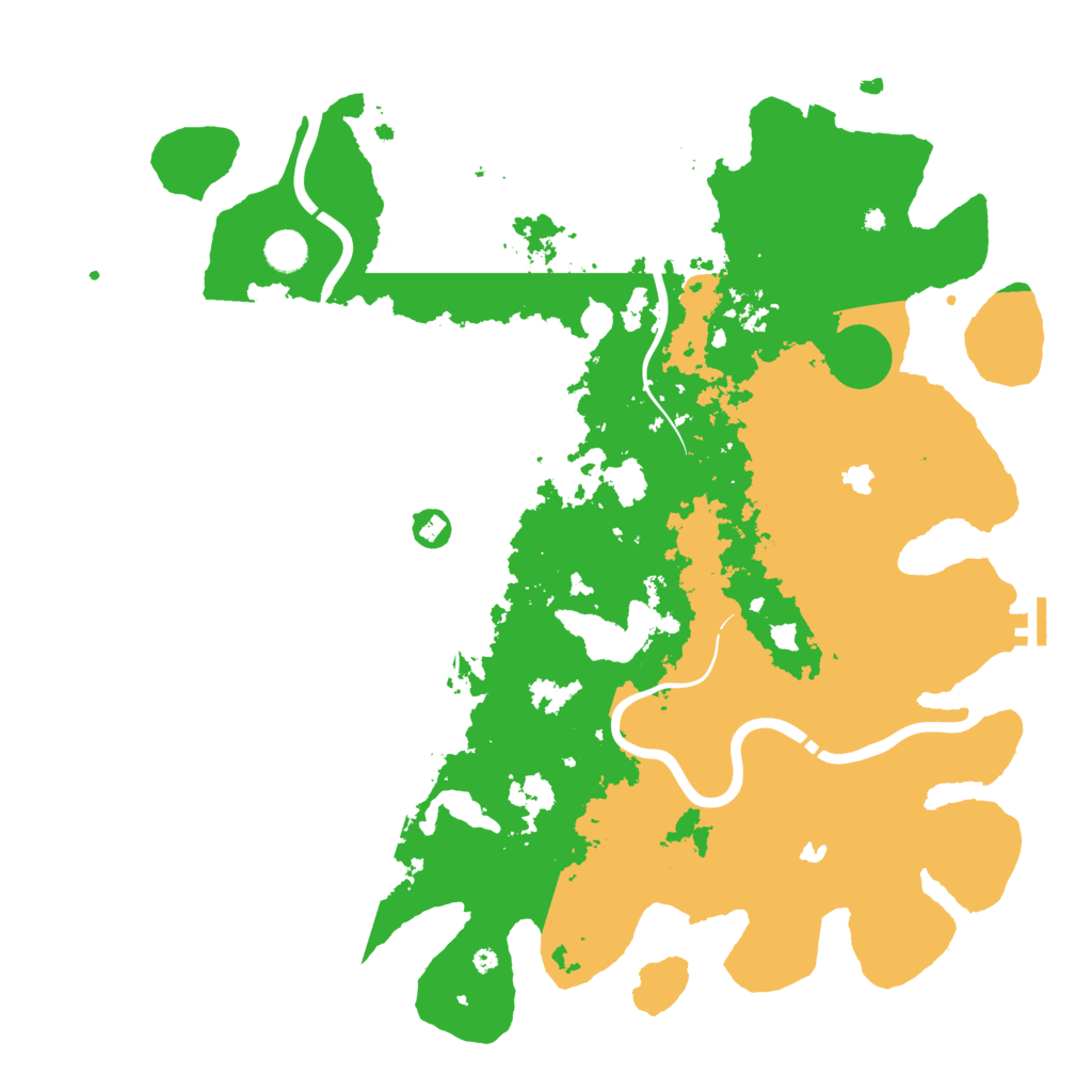 Biome Rust Map: Procedural Map, Size: 4555, Seed: 852848998