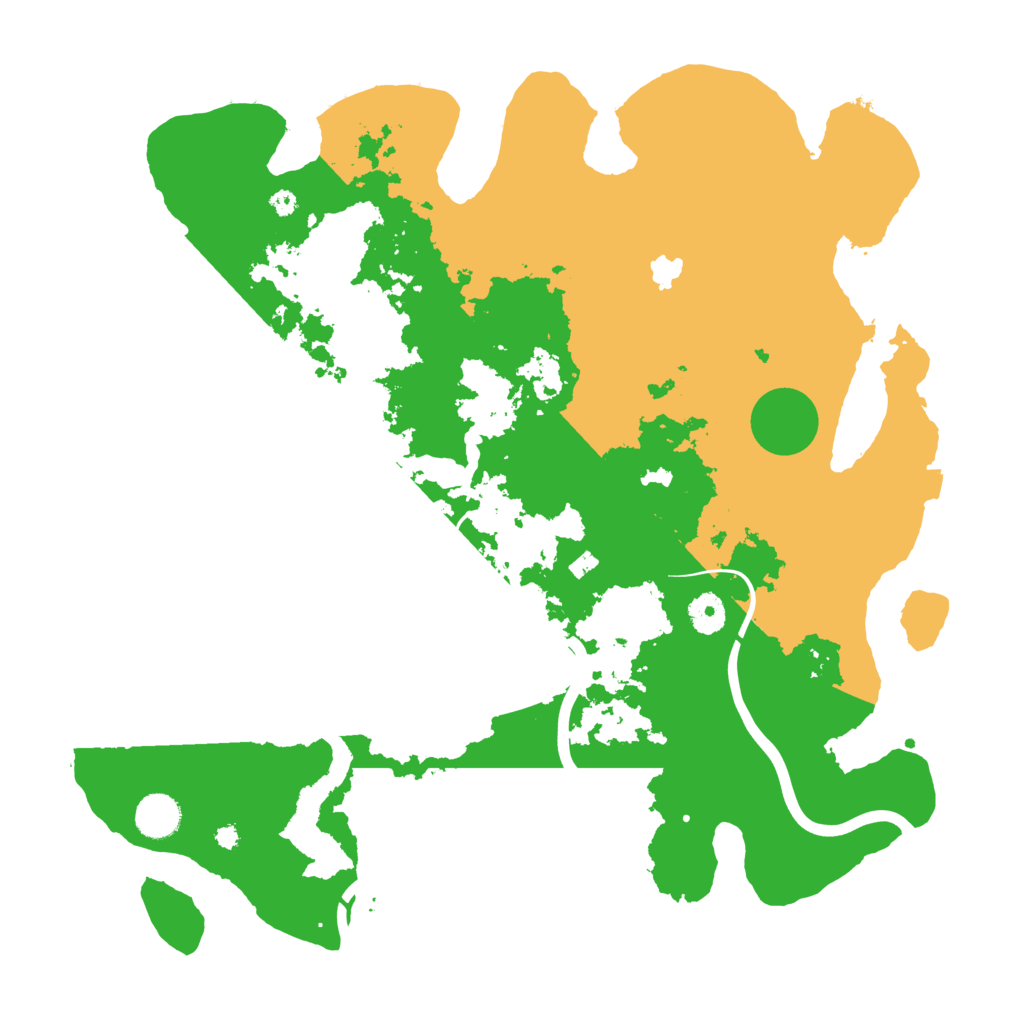 Biome Rust Map: Procedural Map, Size: 4000, Seed: 1234897669