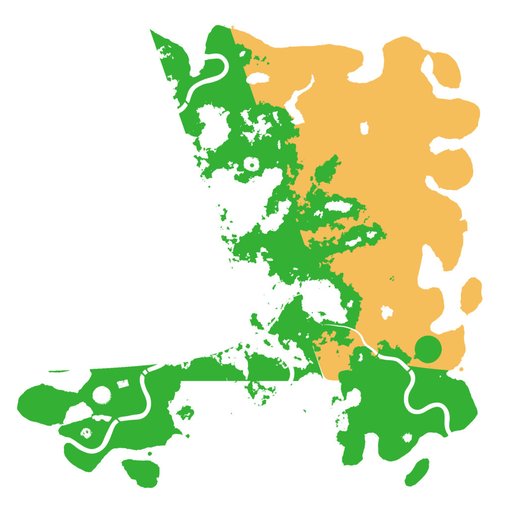 Biome Rust Map: Procedural Map, Size: 5000, Seed: 47341321