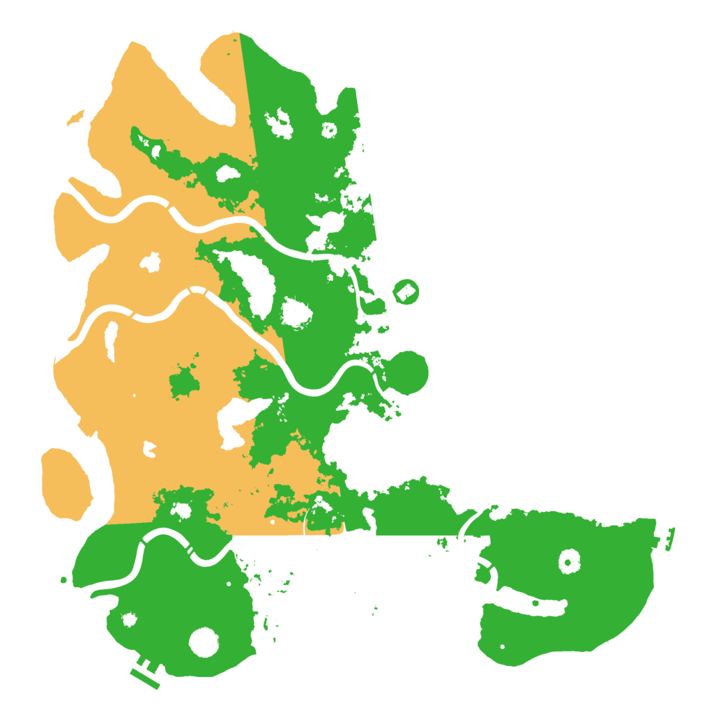 Biome Rust Map: Procedural Map, Size: 4500, Seed: 523910059