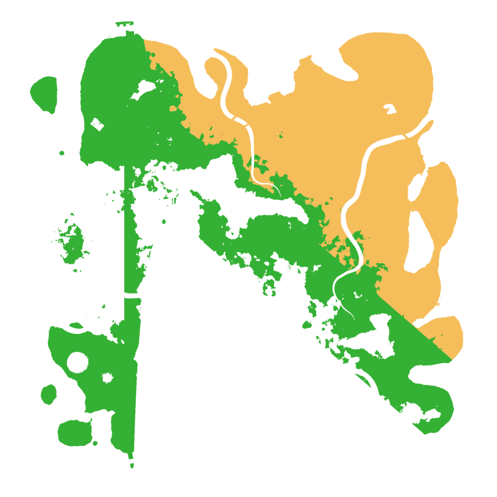 Biome Rust Map: Procedural Map, Size: 4250, Seed: 570001067