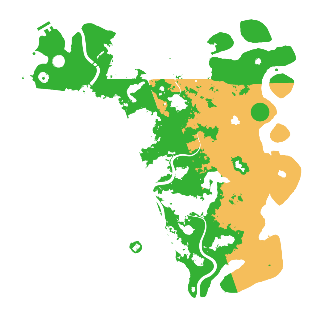 Biome Rust Map: Procedural Map, Size: 4500, Seed: 58888888