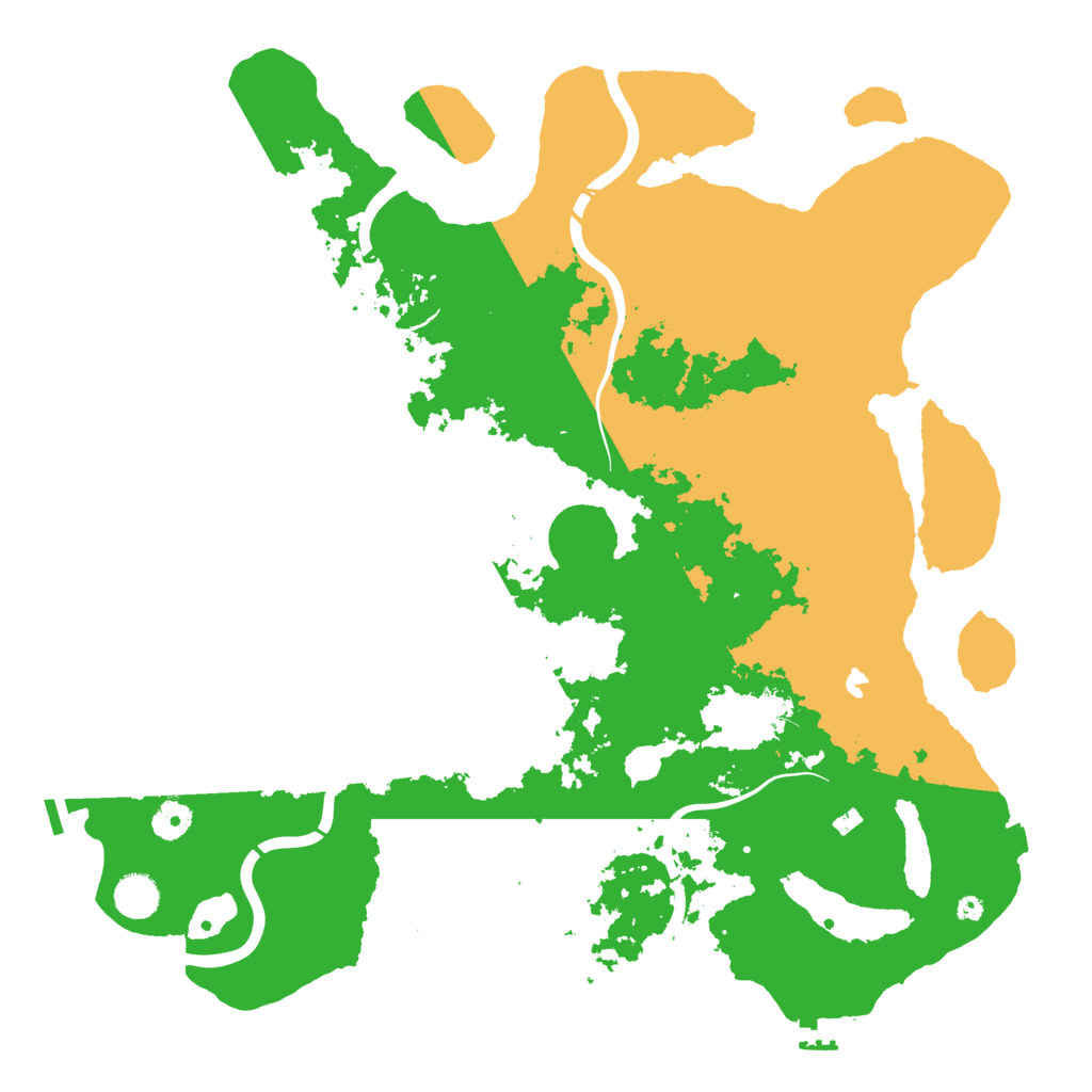 Biome Rust Map: Procedural Map, Size: 4250, Seed: 1289664233