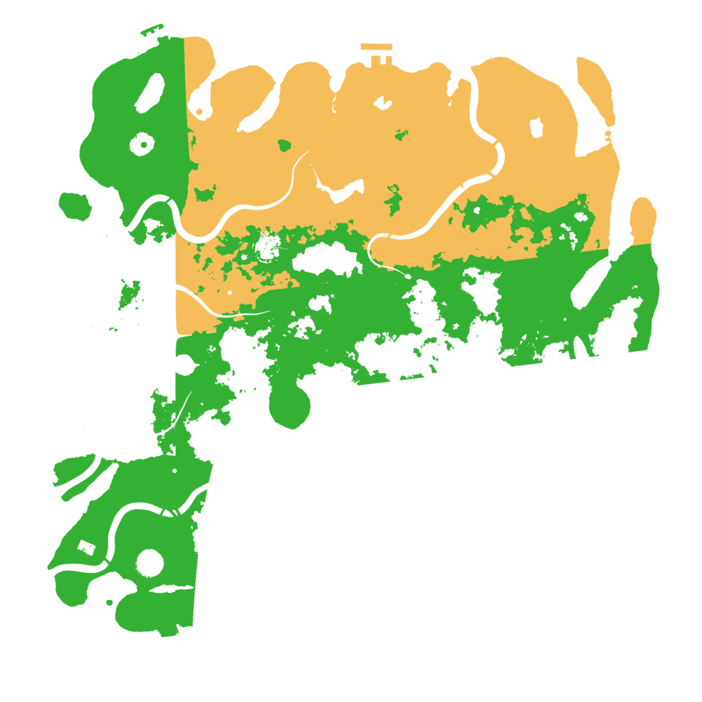 Biome Rust Map: Procedural Map, Size: 4500, Seed: 389165184