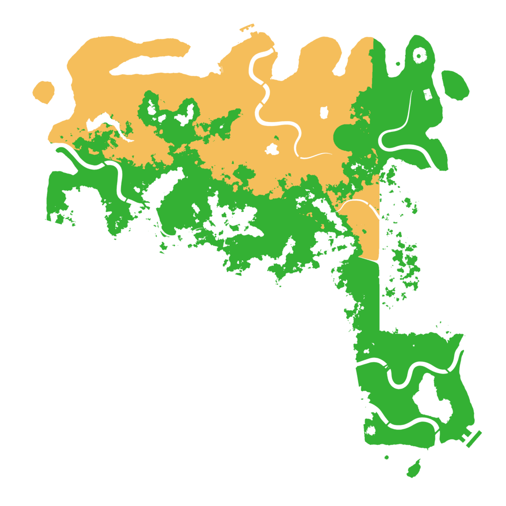 Biome Rust Map: Procedural Map, Size: 5060, Seed: 2147483647