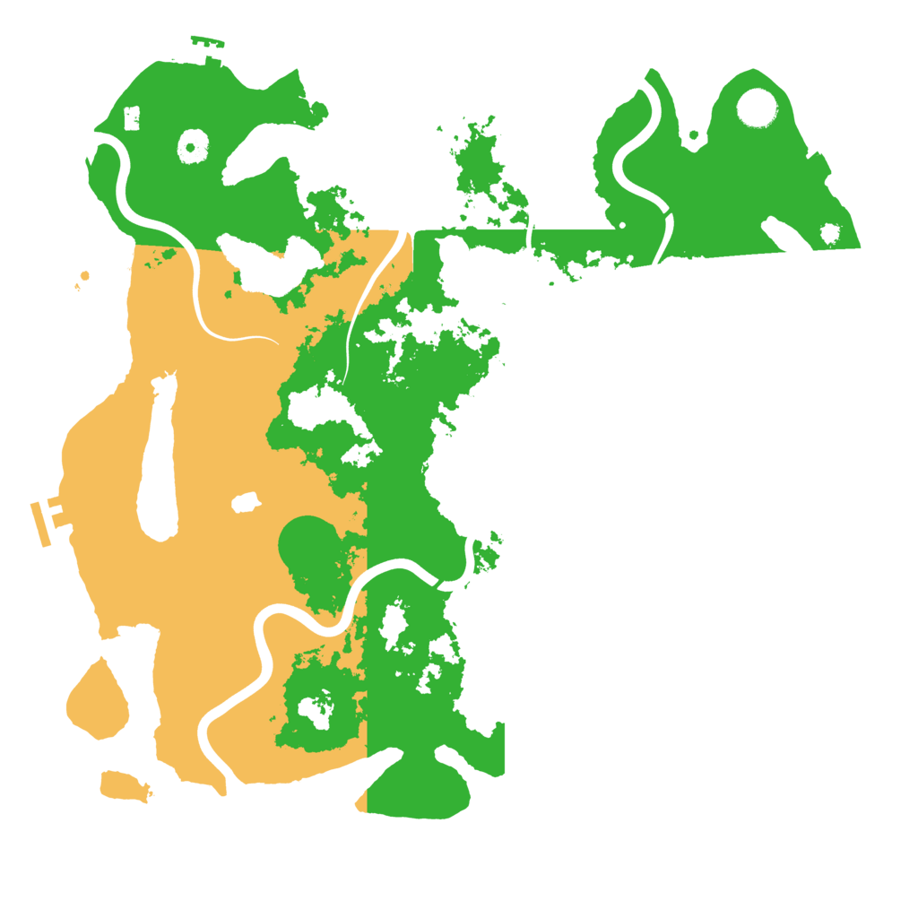 Biome Rust Map: Procedural Map, Size: 4096, Seed: 1052025