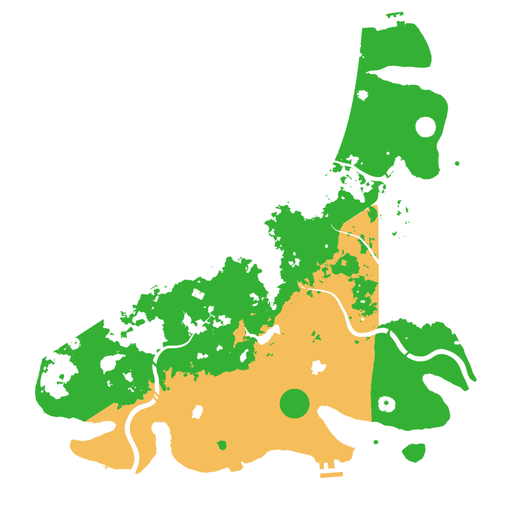 Biome Rust Map: Procedural Map, Size: 4500, Seed: 1615481260
