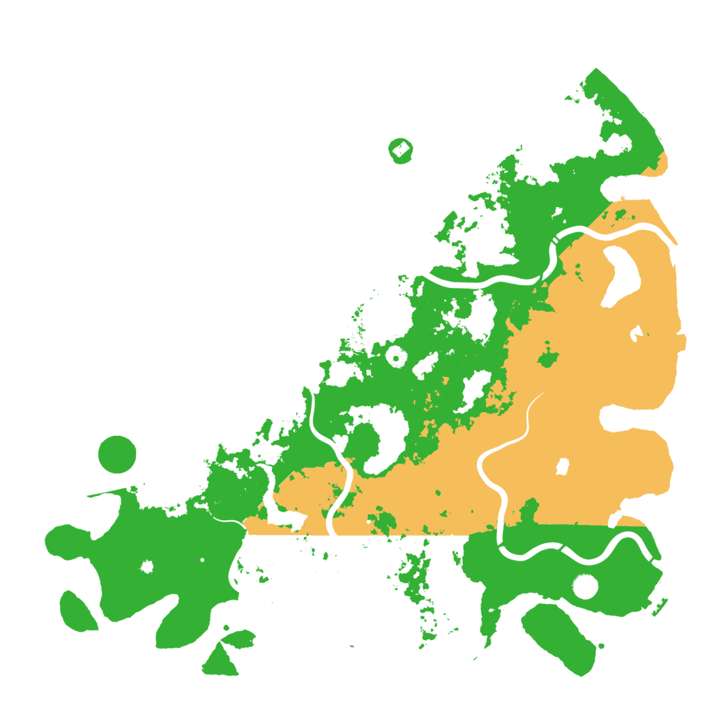 Biome Rust Map: Procedural Map, Size: 5000, Seed: 18709