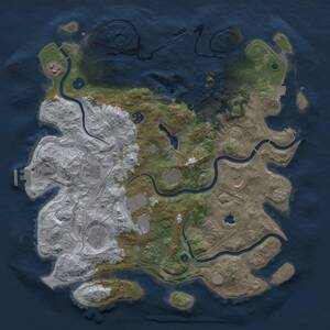 Thumbnail Rust Map: Procedural Map, Size: 4250, Seed: 1352560664, 16 Monuments