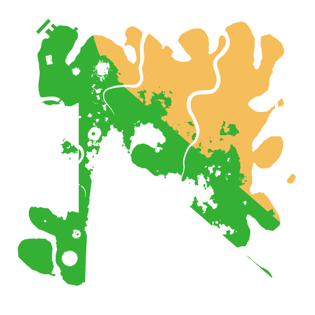 Biome Rust Map: Procedural Map, Size: 3600, Seed: 928389105