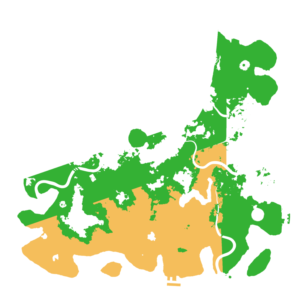 Biome Rust Map: Procedural Map, Size: 4500, Seed: 404609349
