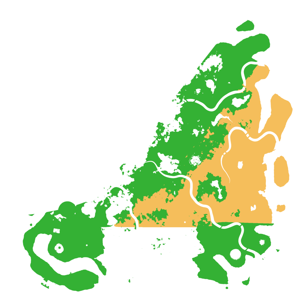Biome Rust Map: Procedural Map, Size: 5000, Seed: 174881209