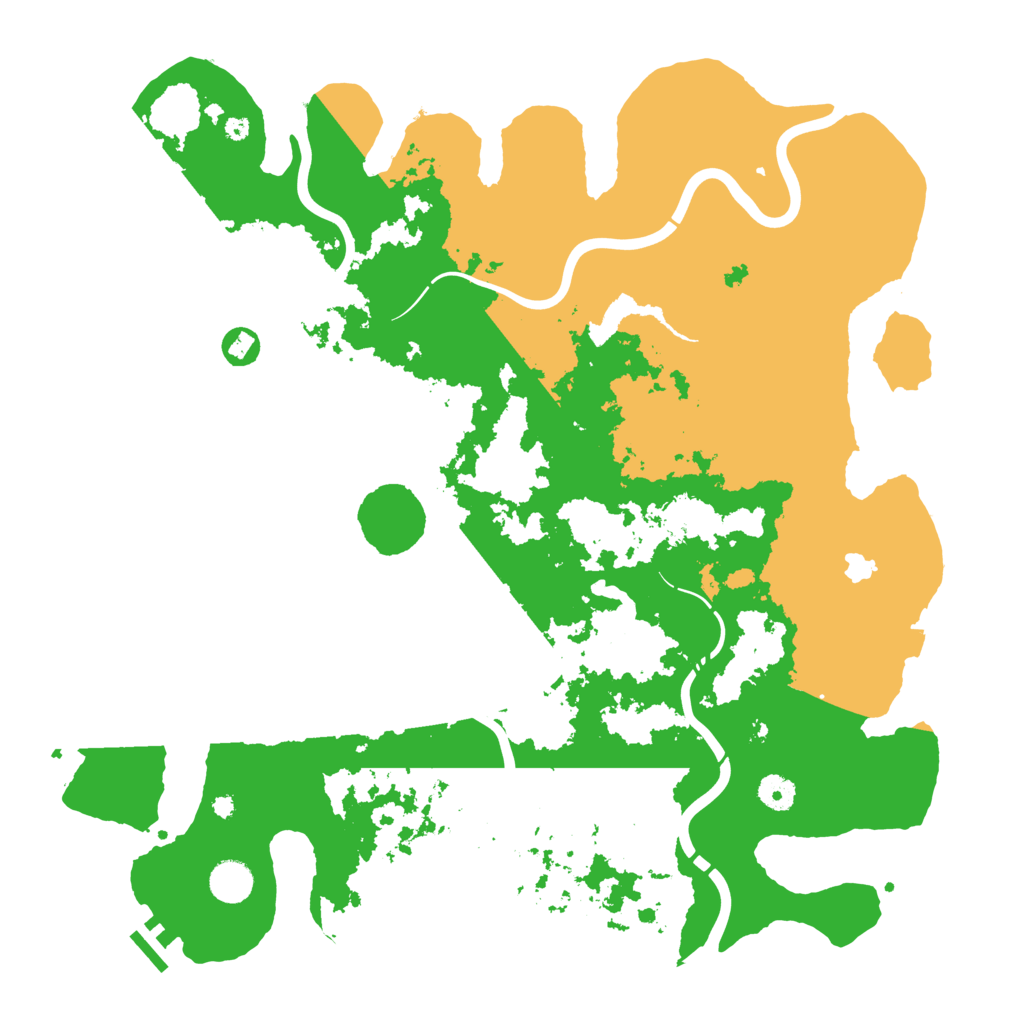 Biome Rust Map: Procedural Map, Size: 4250, Seed: 1119355711