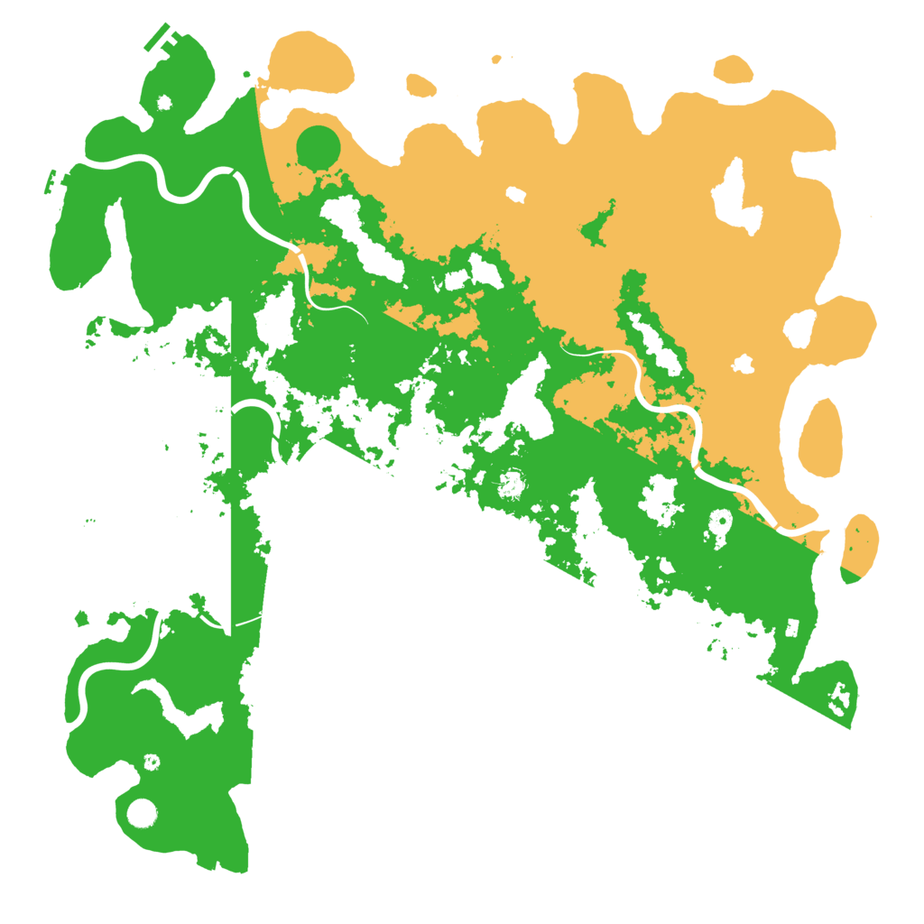 Biome Rust Map: Procedural Map, Size: 5500, Seed: 1311610273