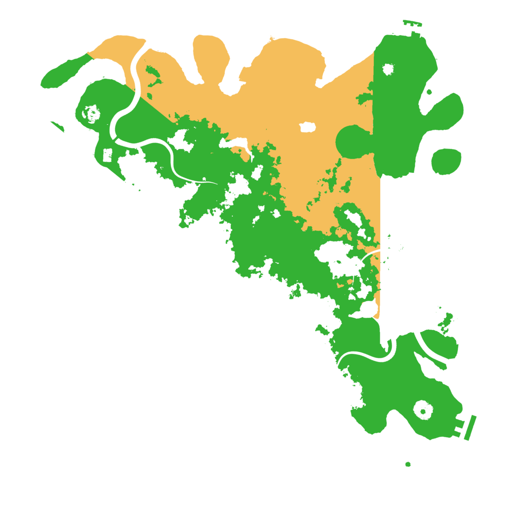 Biome Rust Map: Procedural Map, Size: 4000, Seed: 992253460