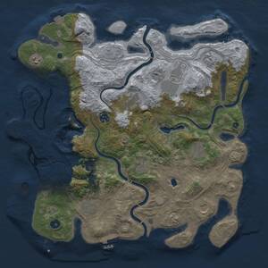 Thumbnail Rust Map: Procedural Map, Size: 4250, Seed: 202602, 16 Monuments