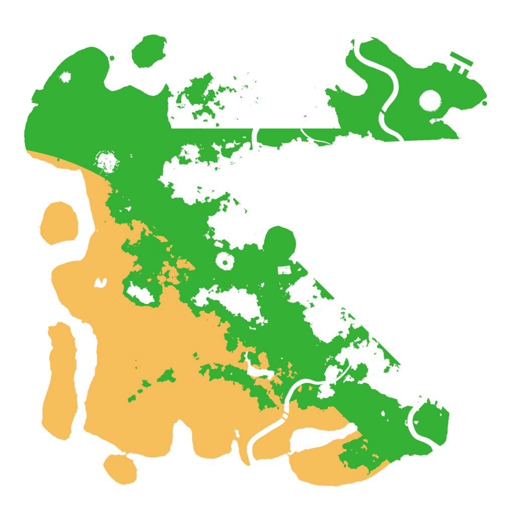 Biome Rust Map: Procedural Map, Size: 4250, Seed: 19223