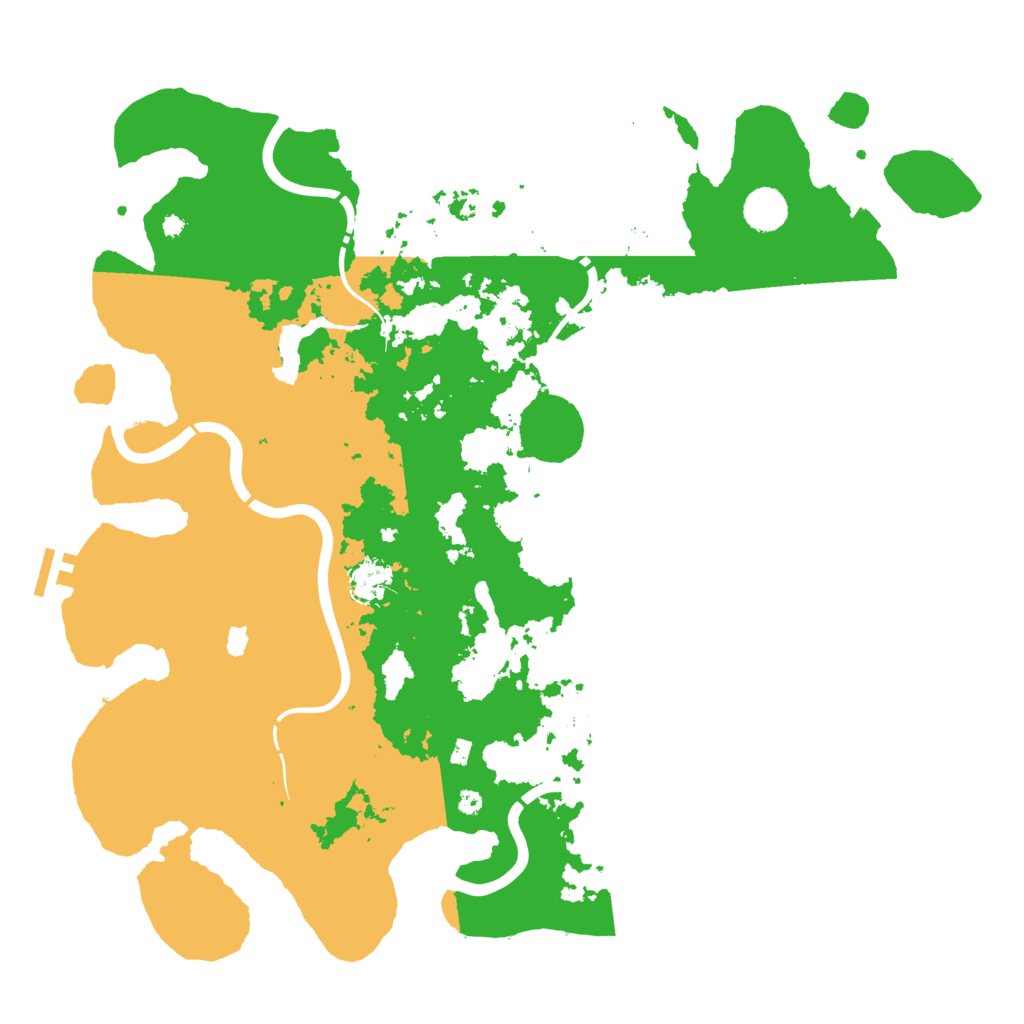 Biome Rust Map: Procedural Map, Size: 4250, Seed: 1236955531