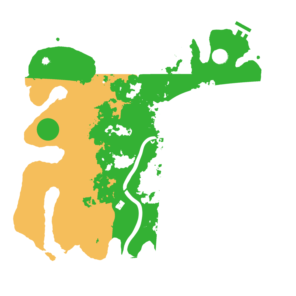 Biome Rust Map: Procedural Map, Size: 3500, Seed: 523567325