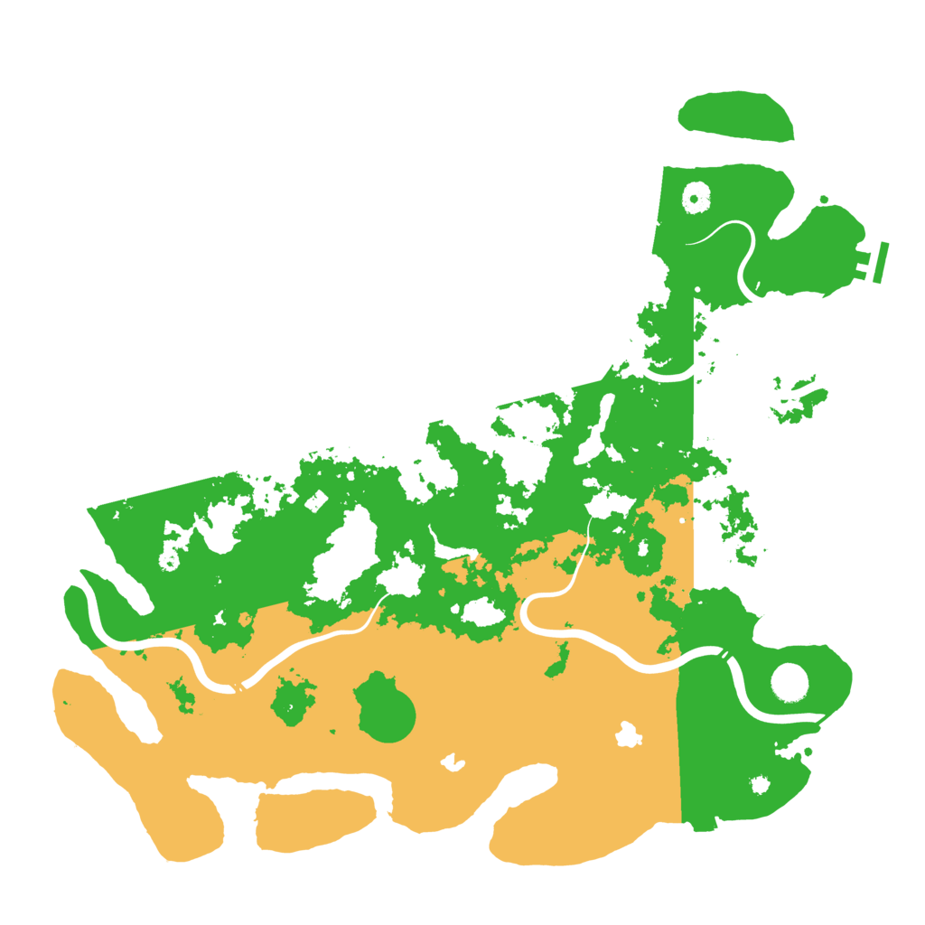 Biome Rust Map: Procedural Map, Size: 4500, Seed: 1128082313