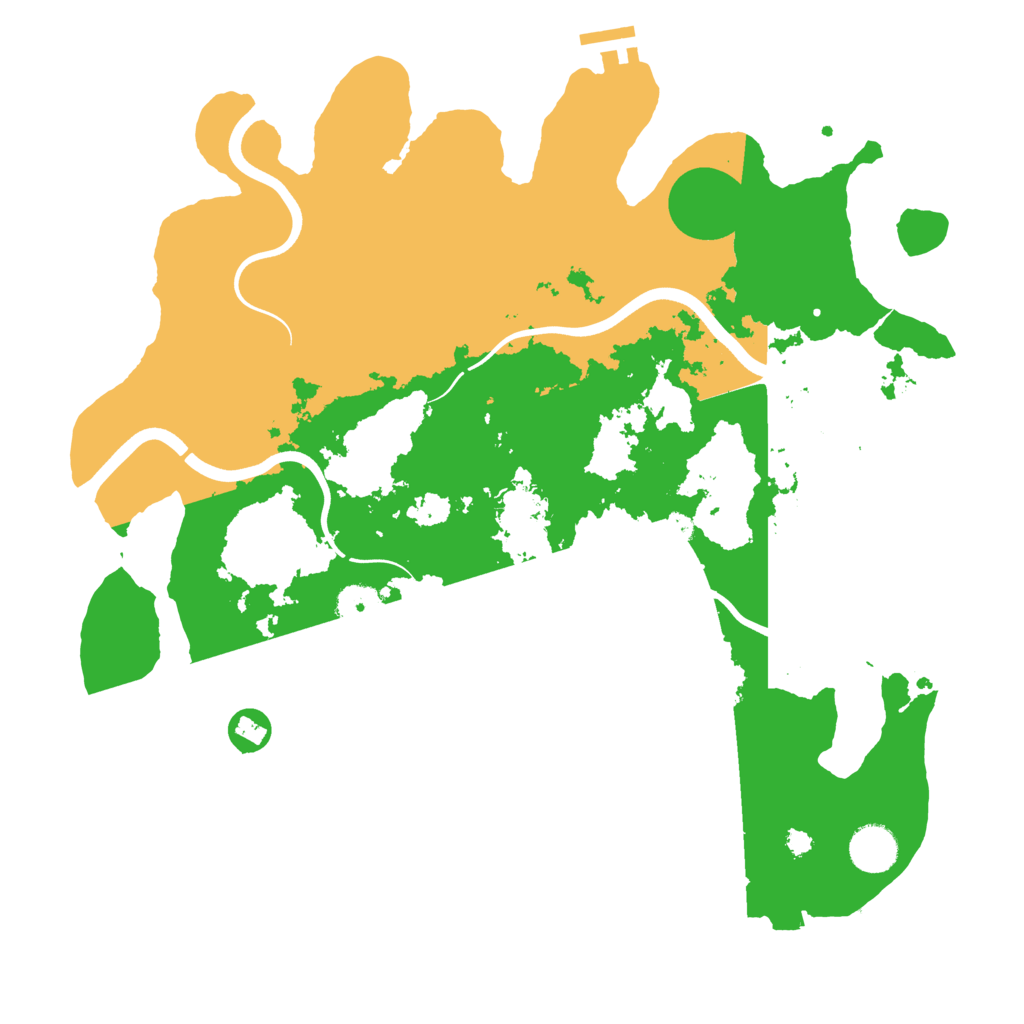 Biome Rust Map: Procedural Map, Size: 3750, Seed: 2024661118