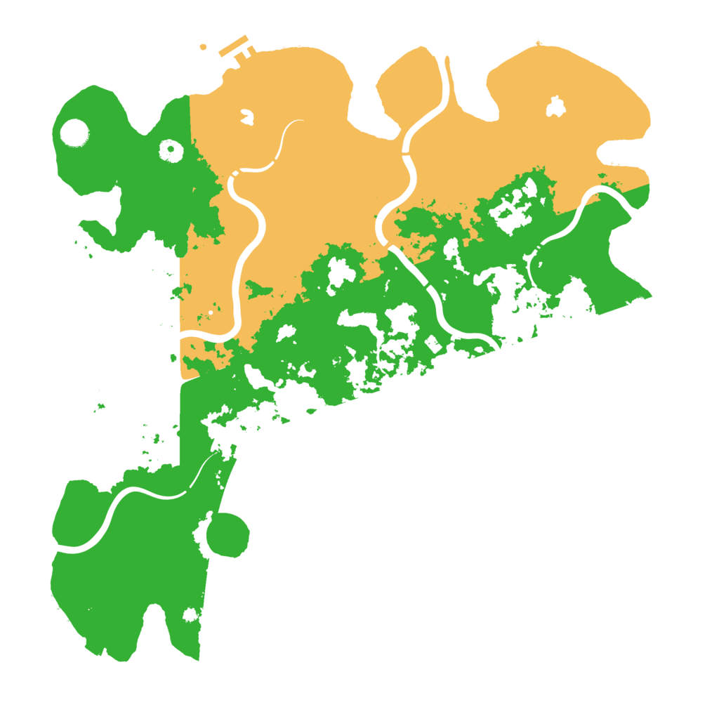 Biome Rust Map: Procedural Map, Size: 4500, Seed: 174946511