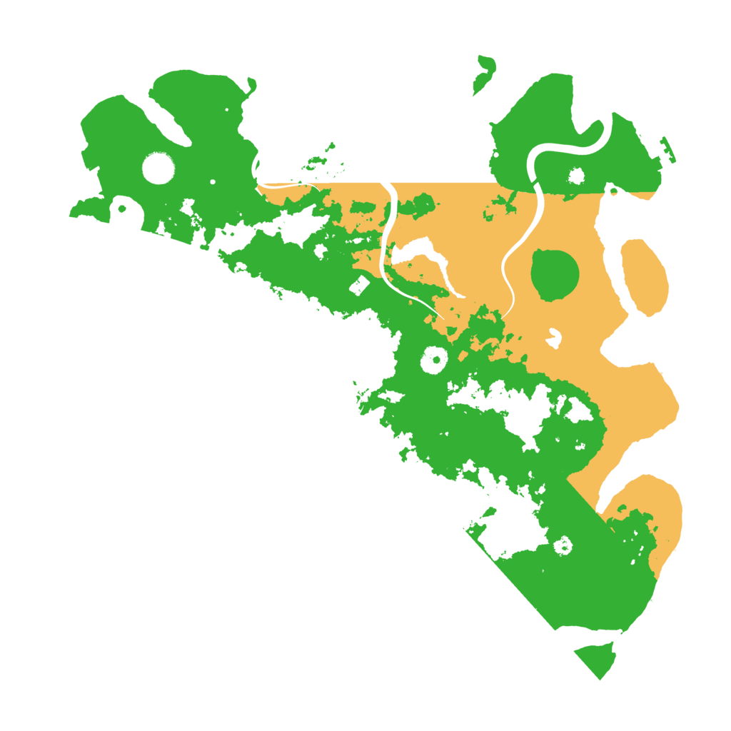 Biome Rust Map: Procedural Map, Size: 4000, Seed: 3005