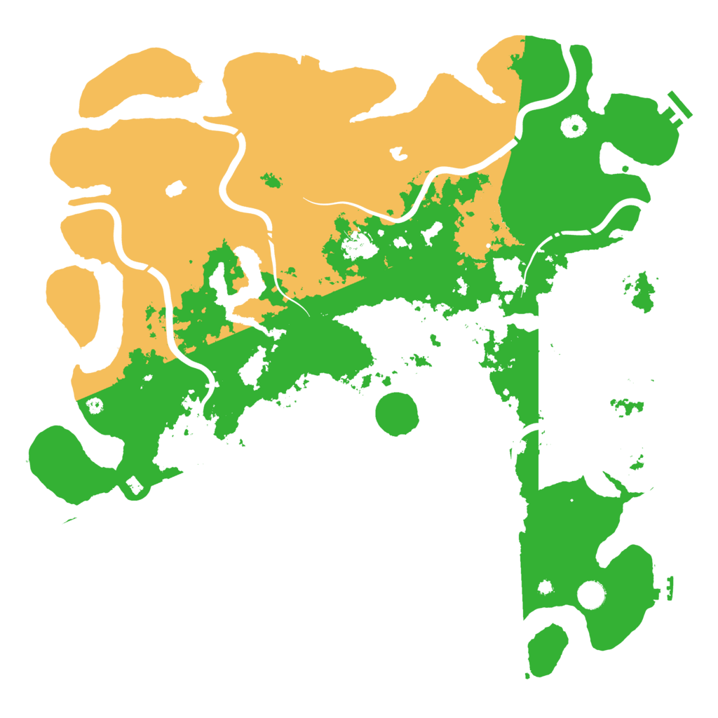 Biome Rust Map: Procedural Map, Size: 4500, Seed: 849035159