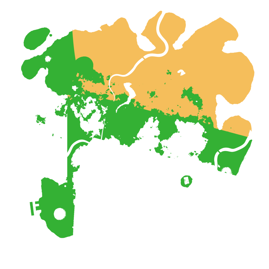 Biome Rust Map: Procedural Map, Size: 4000, Seed: 932145311