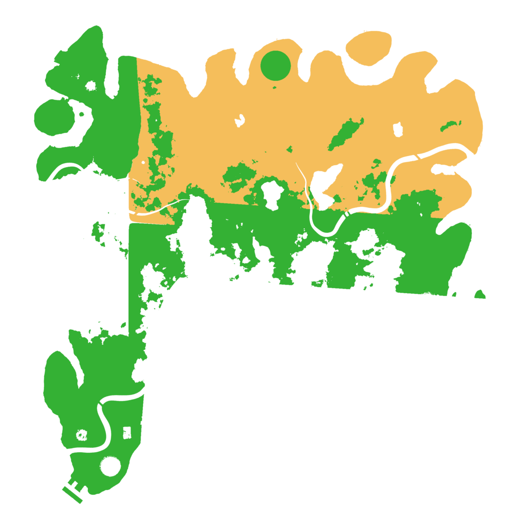 Biome Rust Map: Procedural Map, Size: 4500, Seed: 352873880