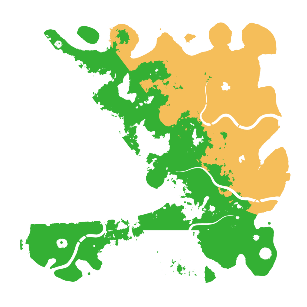 Biome Rust Map: Procedural Map, Size: 4500, Seed: 1723275531