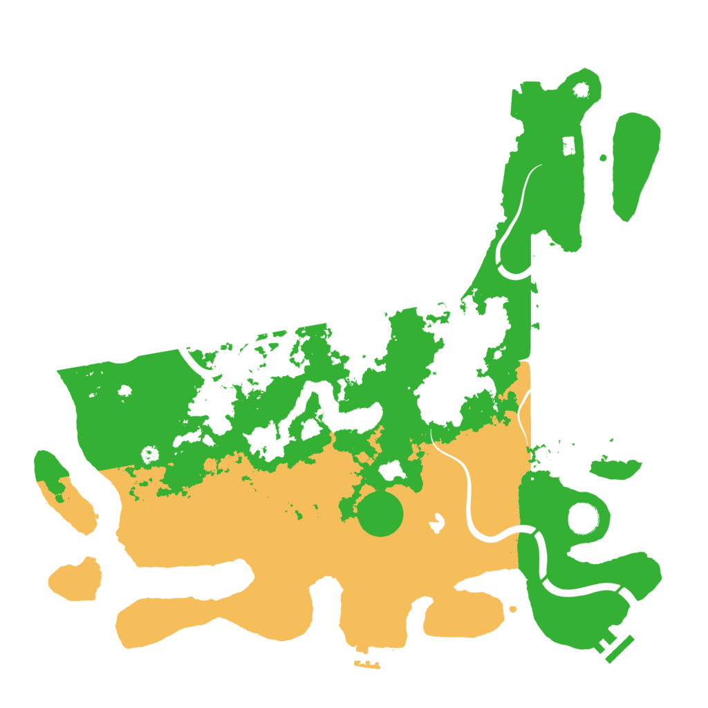 Biome Rust Map: Procedural Map, Size: 4096, Seed: 481979