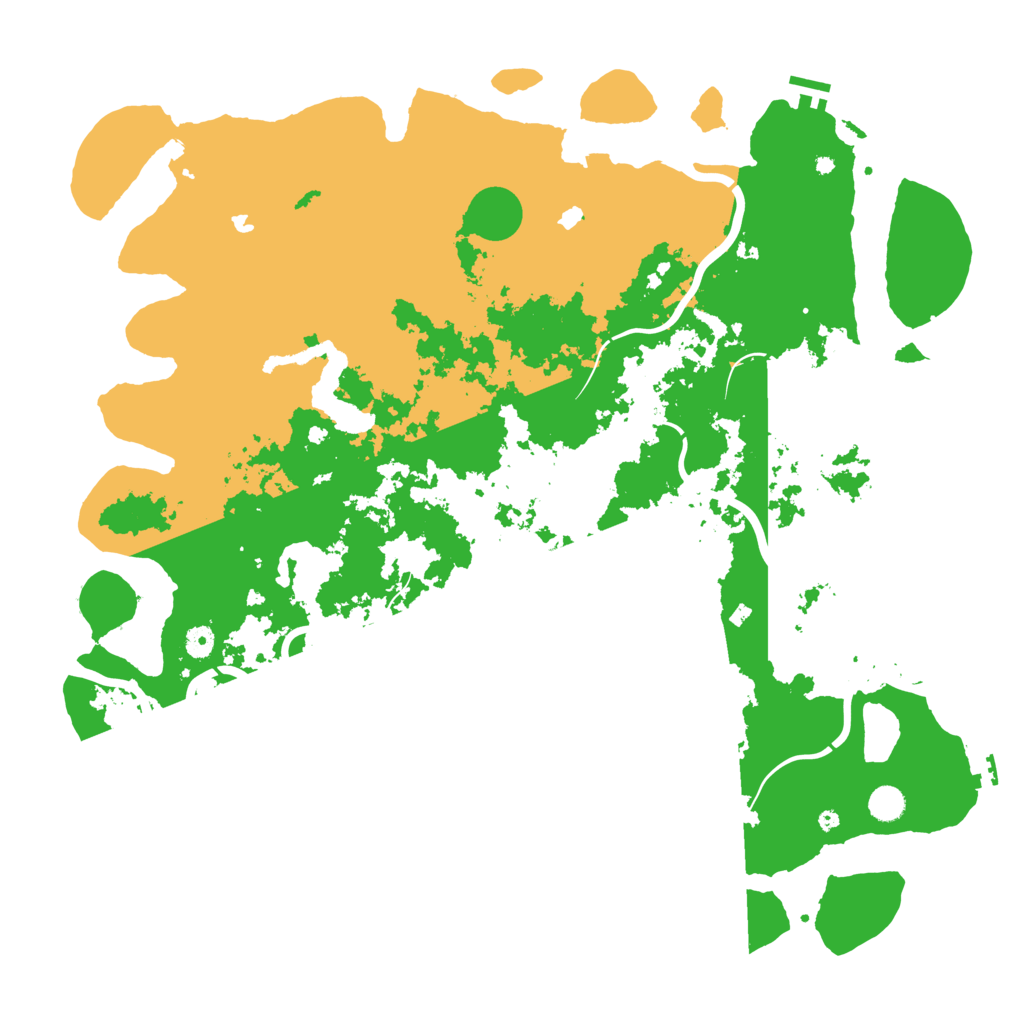 Biome Rust Map: Procedural Map, Size: 5000, Seed: 1830629261