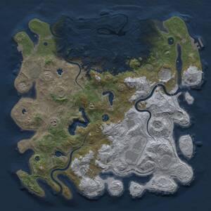 Thumbnail Rust Map: Procedural Map, Size: 4500, Seed: 803825951, 16 Monuments