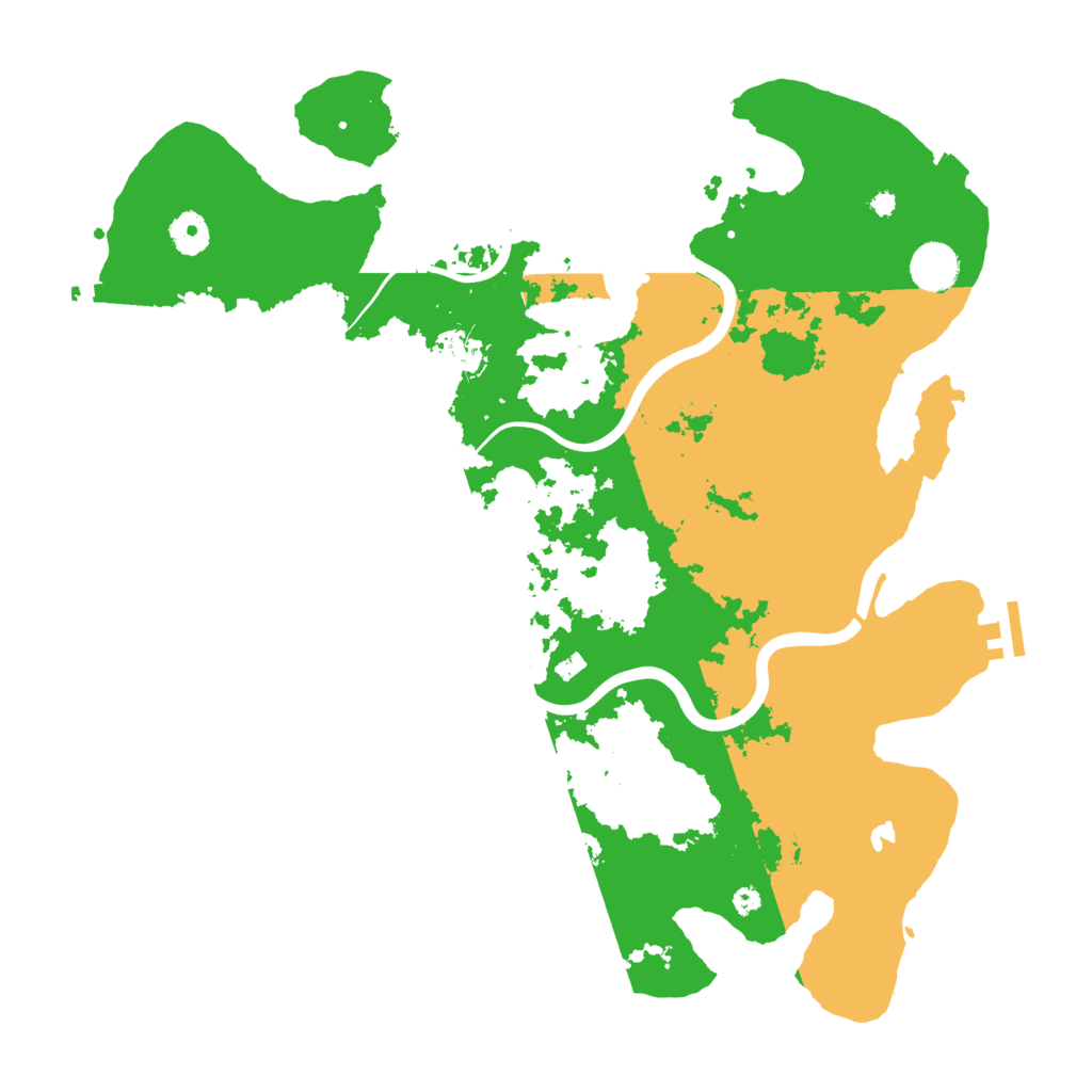 Biome Rust Map: Procedural Map, Size: 4000, Seed: 7868567