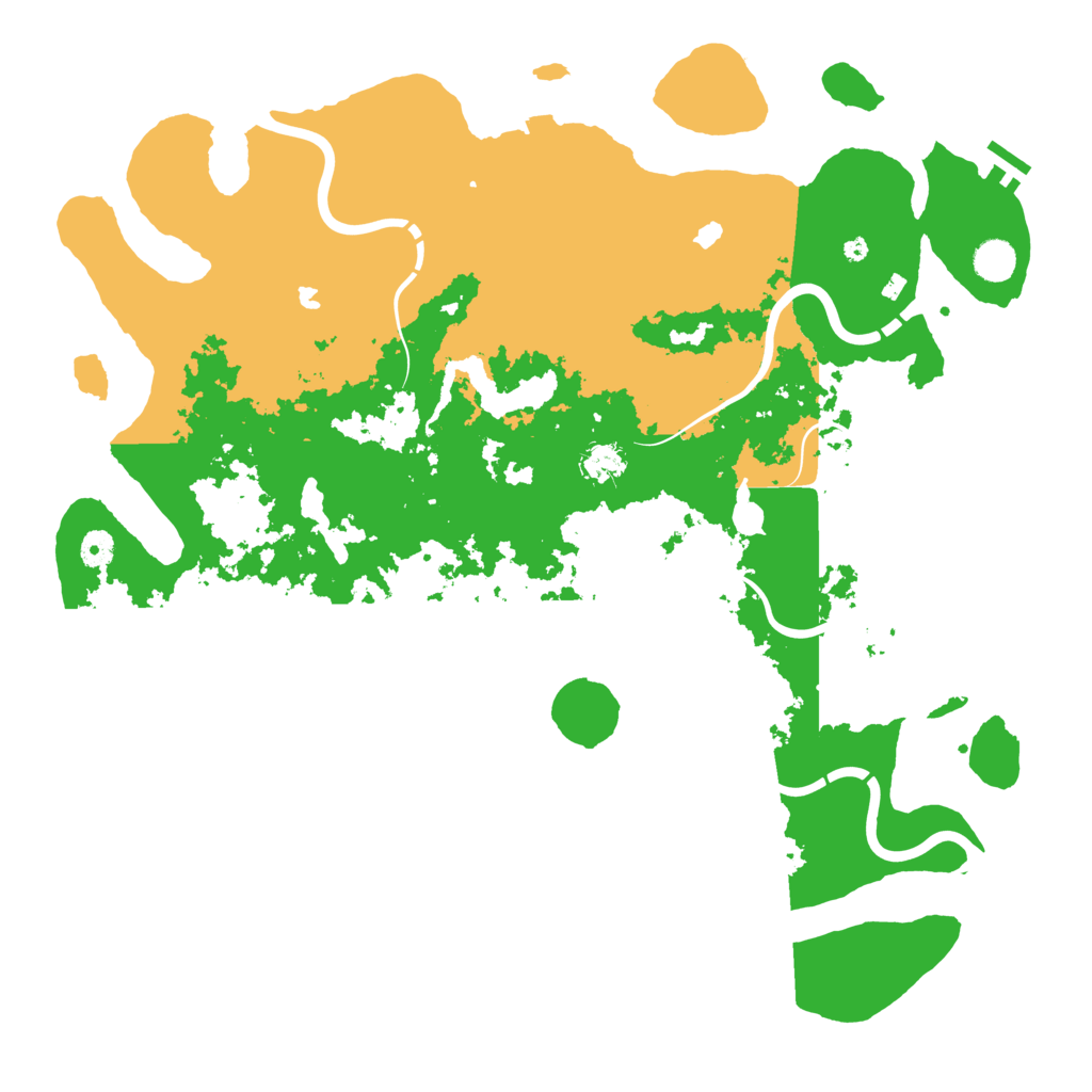 Biome Rust Map: Procedural Map, Size: 4600, Seed: 1173089550
